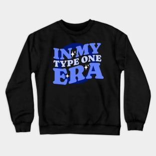 In My Diabetes Era T1D Awareness Blue Circle Crewneck Sweatshirt